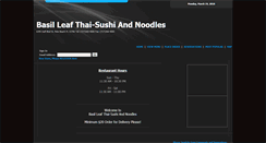 Desktop Screenshot of basilthaisushibar.com